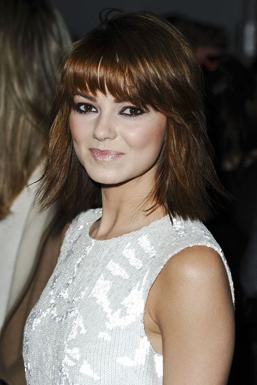 Hairstyle Trends - Considering Bangs for Your Round Face? Here are 26