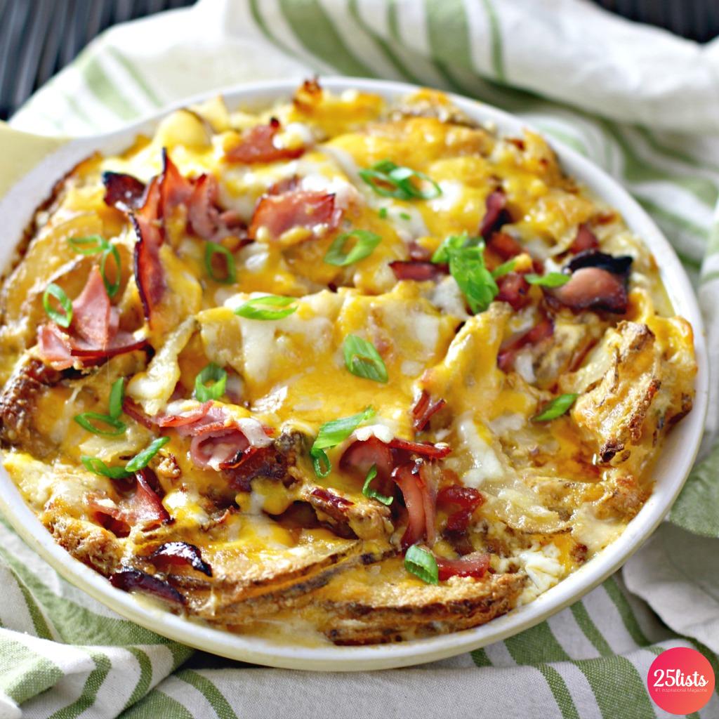 Ham ‘n Cheese Scalloped Potatoes : Recipe and best photos