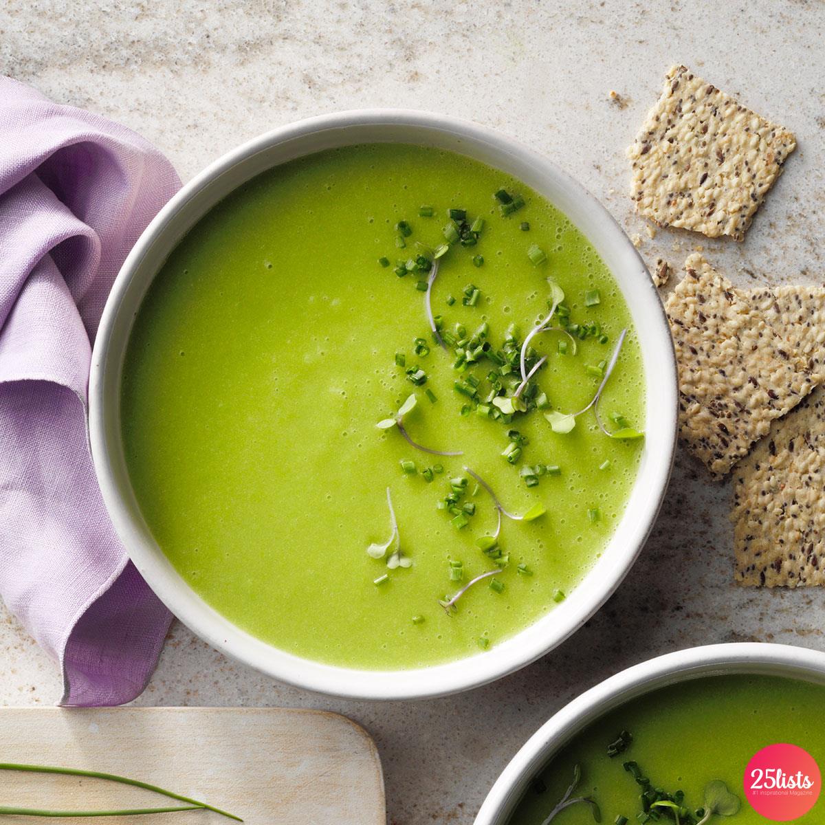 Spring Pea Soup : Recipe and best photos