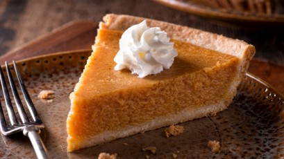 Pumpkin Pie with Whipped Cream