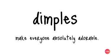 Best Dimples Quotes and sayings