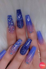 20 Blue Ombre Nails and Ideas We’re Trying ASAP