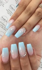 20 Blue Ombre Nails and Ideas We’re Trying ASAP