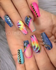 10 Best Nails Design Ideas for Coffin Shaped Nails