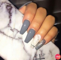 30 Coffin Nail Designs to Die for: Ballerina Nails Ideas