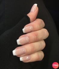 List : 20 Luxury Coffin French Tips Nail Designs