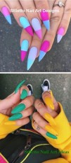 List : 35+Beautiful Stiletto Nails Art Designs And Acrylic Nails Ideas 2020