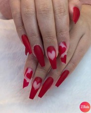 Valentine’s Day Acrylic Nails