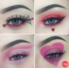List : 15 Romantic Hair and Makeup Ideas for Valentine’s Day 2020