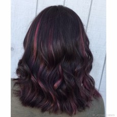 Hairstyle Trends - 28 Hottest Black Hair with Highlights Trending Right