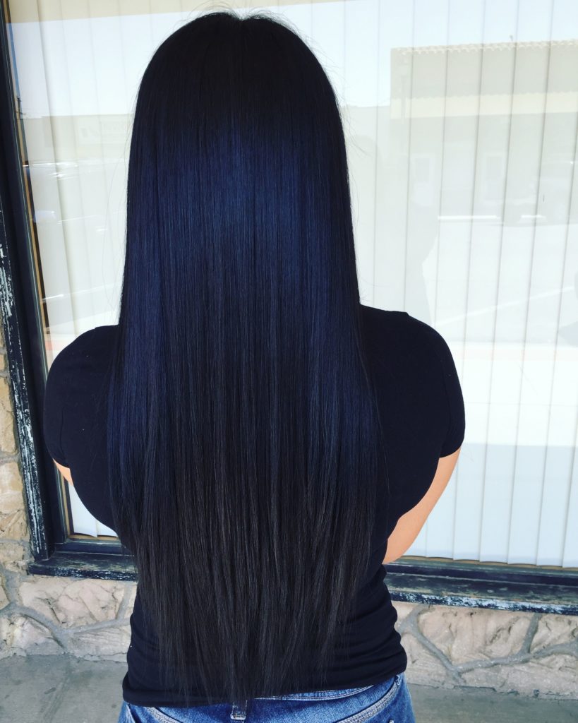 Hairstyle Trends - 28 Coolest Blue Black Hair Shades (Photos Collection)