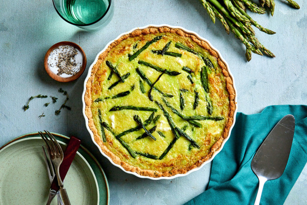 Asparagus Custard Quiche : Recipe and best photos