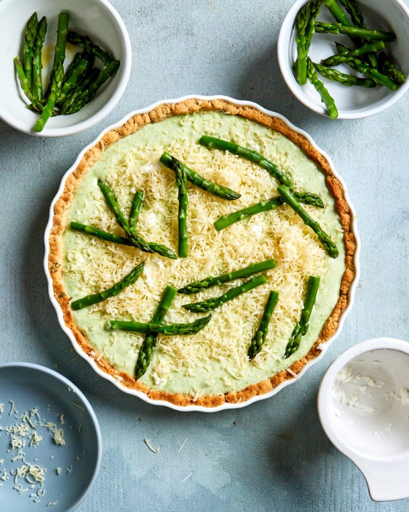 Asparagus Custard Quiche Recipe and best photos
