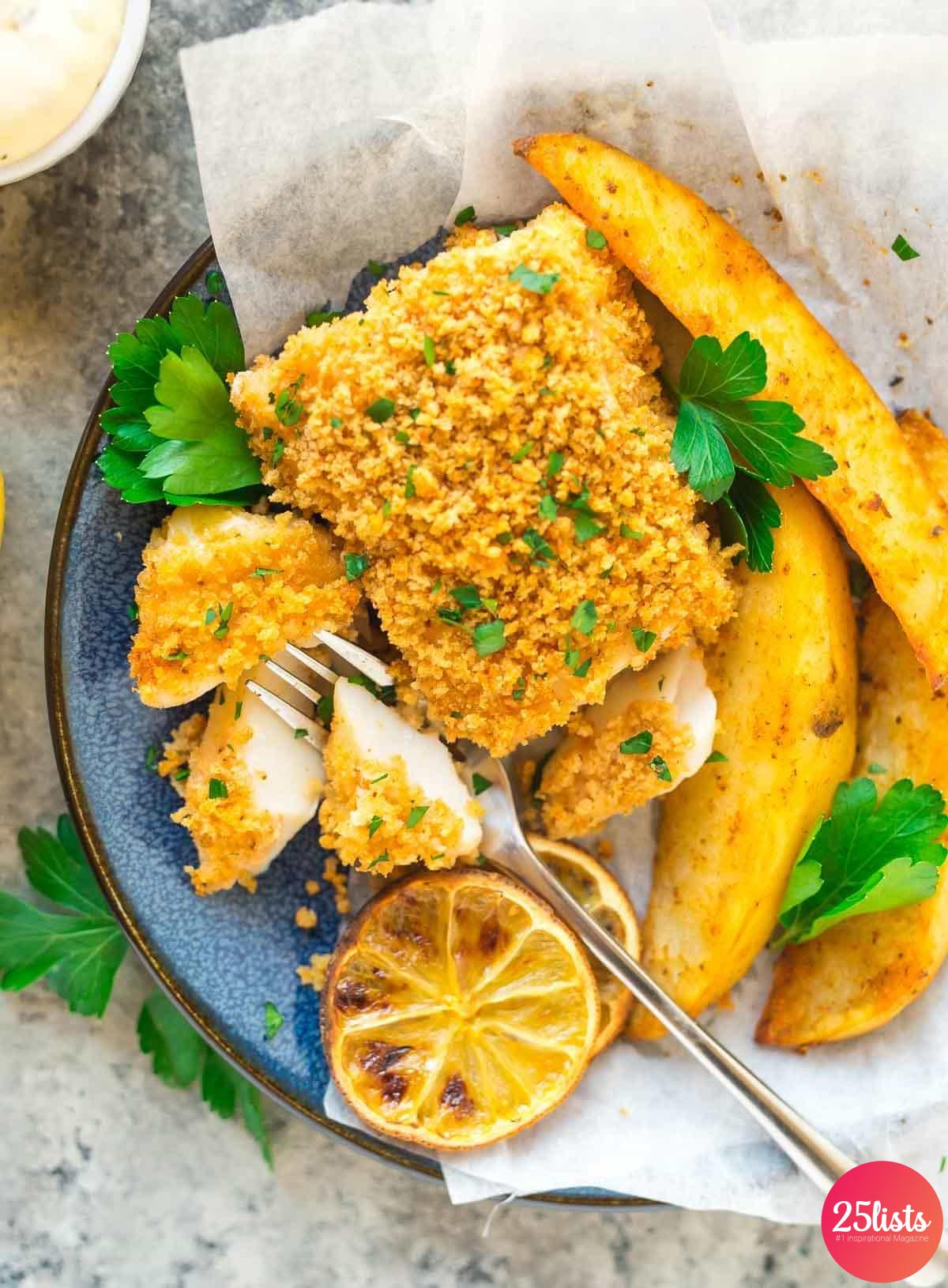 Baked Fish Dinner : Recipe and best photos