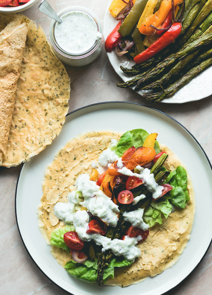 Roasted Veggie Crepes : Recipe and best photos