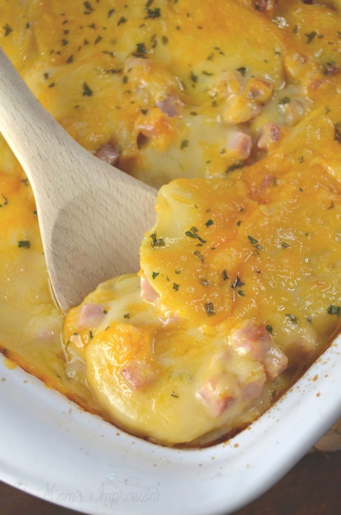 Ham ‘n Cheese Scalloped Potatoes : Recipe and best photos