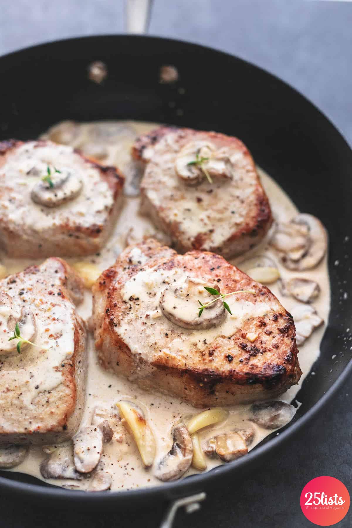 Mushroom Parmesan Pork Chops : Recipe And Best Photos