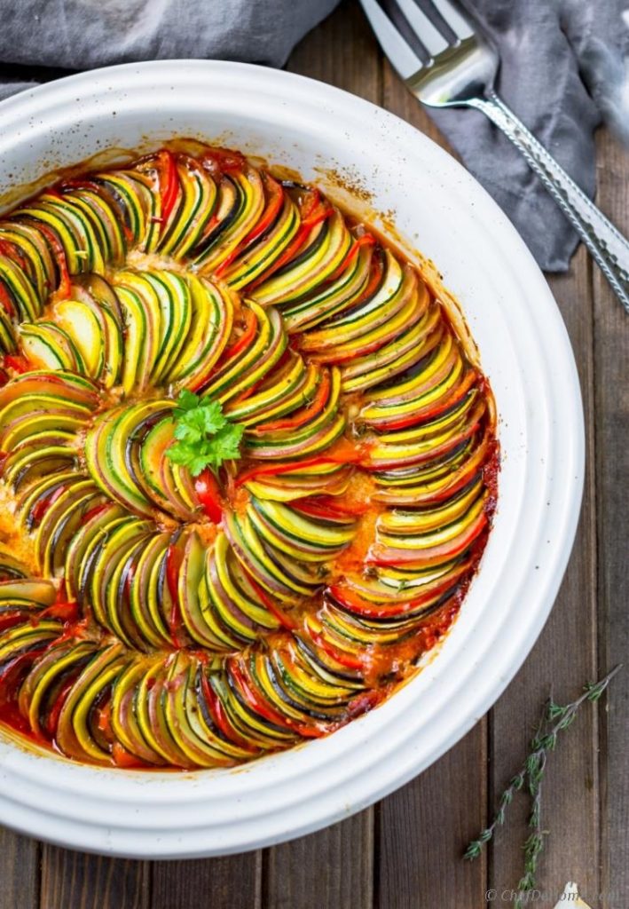 Baked Ratatouille Casserole : Recipe and best photos