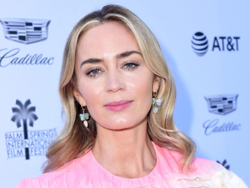 Emily Blunt belongs to the cold summer season and leaving her natural ash root visible