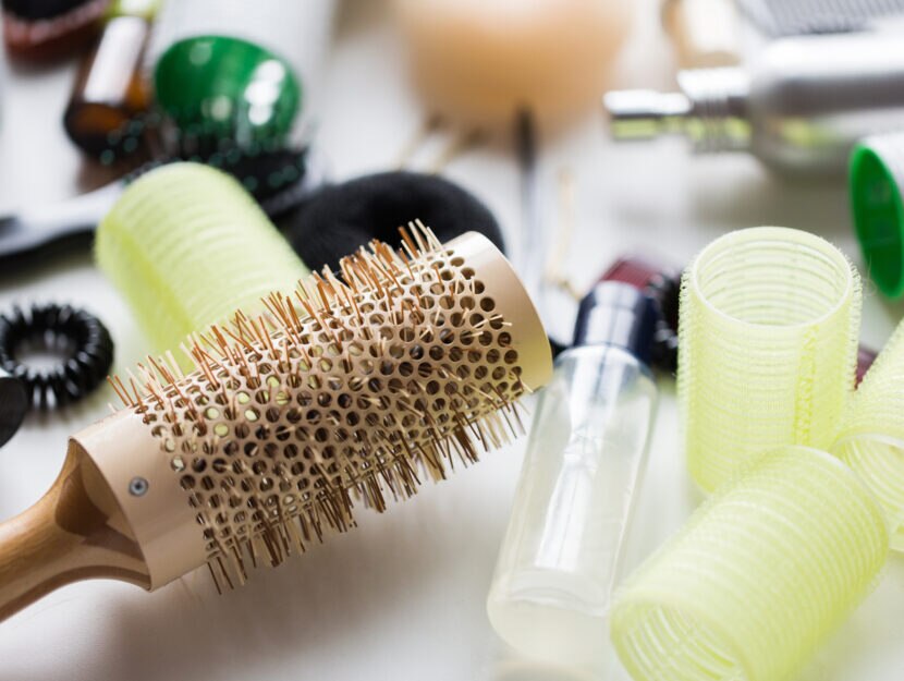 hair brush ceramic