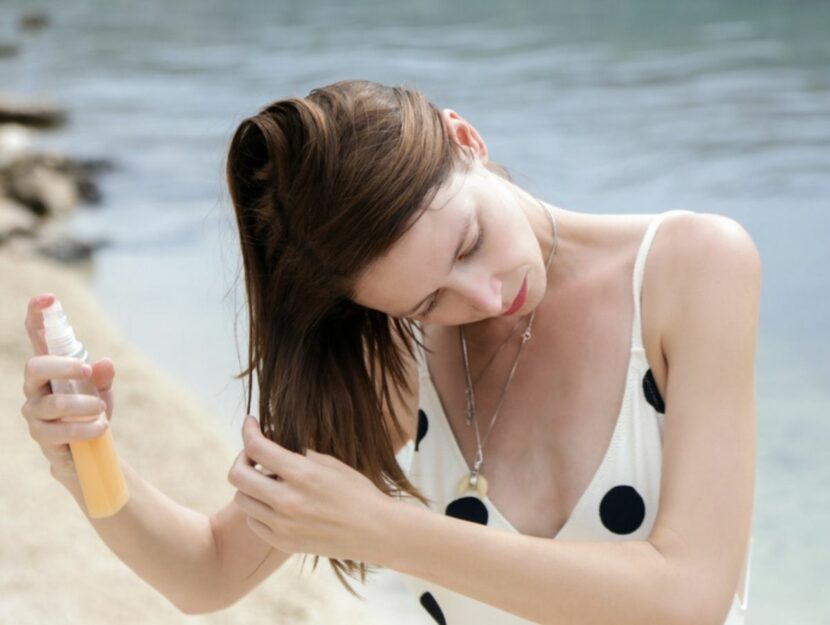 spray to protect the hair